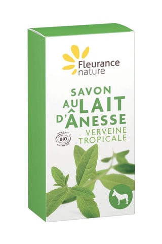 ##Savon au lait d'ânesse à la verveine tropicale bio 100 g