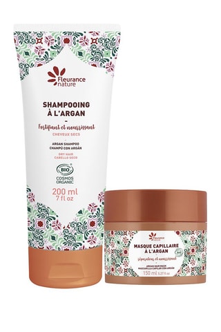 Dúo de tratamiento capilar con argán ecológico - 2 productos
