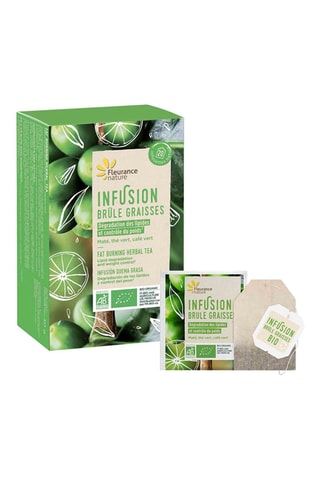 ##Boîte infusions brûle graisse bio 20 sachets filtres