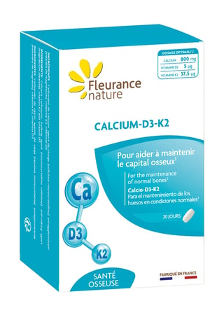 ##Calcium vitamines D3 K2 60 comprimés - Cure de 40 jours