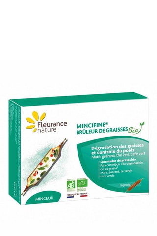 ##Ampoules Mincifine® brûleur de graisses bio - 10 ampoules - Cure de 10 jours