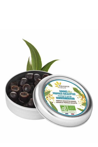 ##Gommes propolis eucalyptus bio Soulager la gorge 5 g