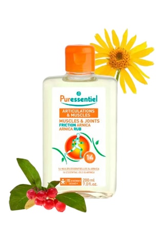 Fricción con 14 aceites esenciales y árnica - Articulación y músculos - 200 ml
