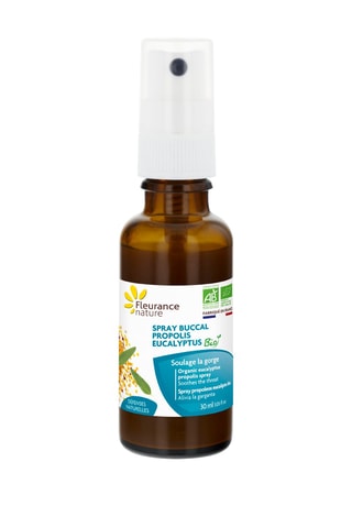 3 x Spray buccal propolis eucalyptus bio soulager la gorge - 30 ml