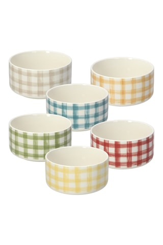 6 tigelas em porcelana Ivy Caledonia - 58 cl