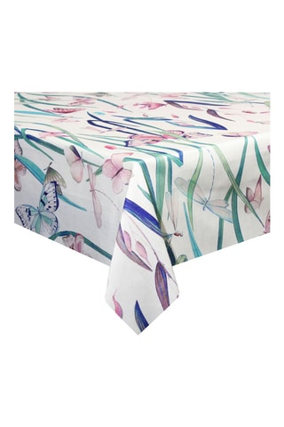 Toalha Butterfly - Branco e rosa