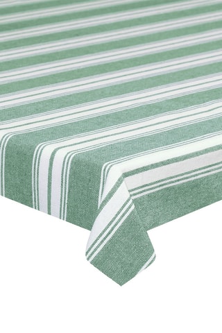 Toalha de mesa retangular Verde e branco - Branco e verde