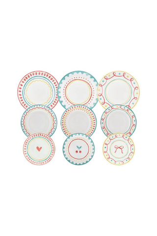 Serviço em porcelana Cherry Pop - 18 peças