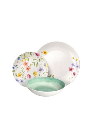 Serviço em porcelana Petals - 18 peças