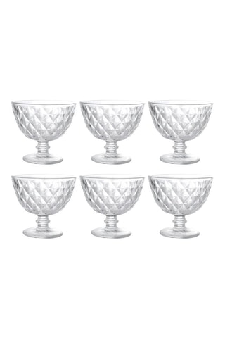 6 taças de gelado Diamond - 28 cl