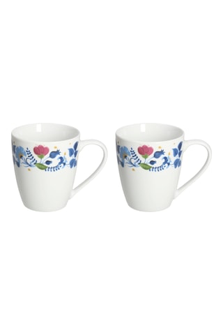 2 canecas em porcelana Poema - 36 cl