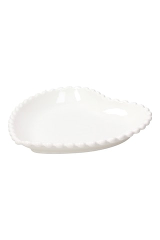 6 pratos rasos em porcelana Ornament Pearl - 20 cm