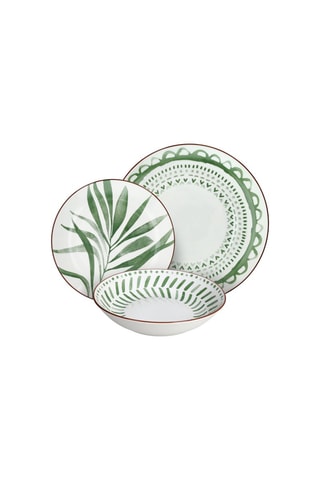Serviço em porcelana Rio Verde - 18 peças