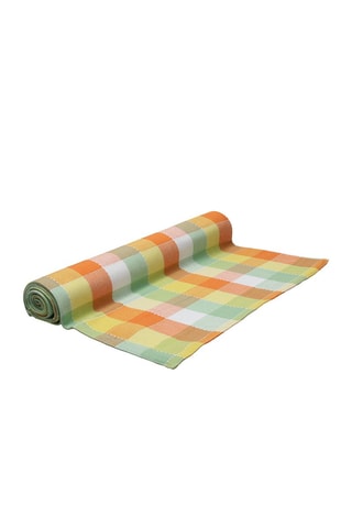 Caminho de mesa - 40 x 140 cm  Verde-claro e amarelo - Verde e amarelo