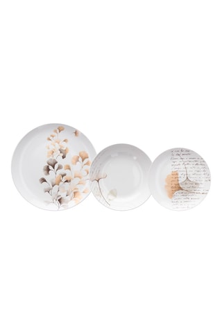 Serviço de chá em porcelana Madison Poesia - 18 peças