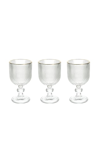 3 copos com pé Eclipse 26 cl