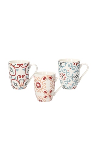 6 canecas em porcelana 35 cl