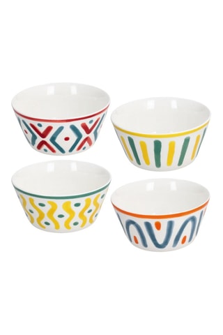 4 tigelas em new bone China Iris Vietri - 50 cl