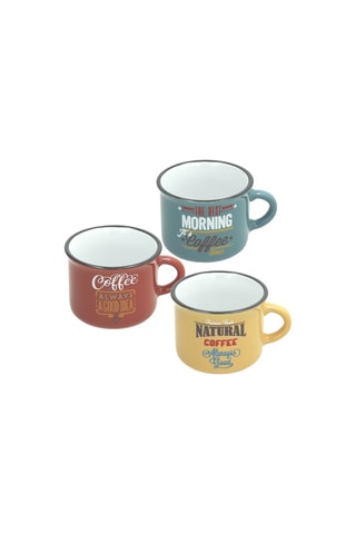 6 chávenas de café de arenito 11 cl