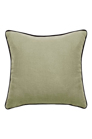 Funda de cojín de lino Prelude - Verde - 45 x 45 cm