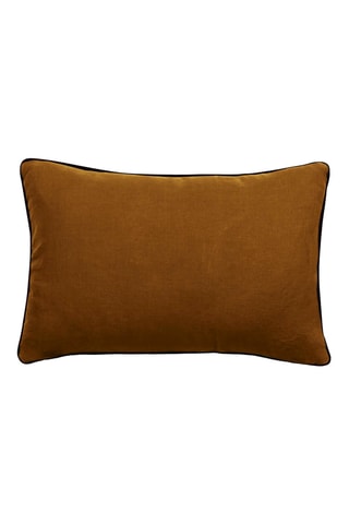 Funda de cojín de lino Prelude - Marrón - 40 x 60 cm