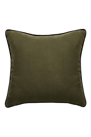 Funda de cojín de lino Prelude - Caqui - 40 x 60 cm
