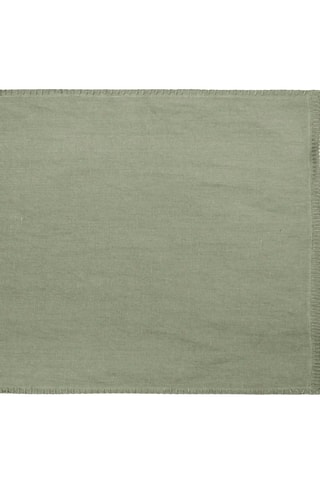 Camino de mesa de lino- Verde - 60 x 140 cm