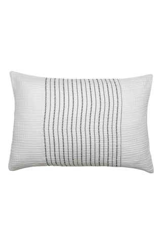 Funda de cojín Imani - Blanco - 50 x 70 cm