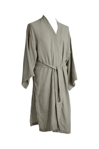 Kimono de lino - Gris