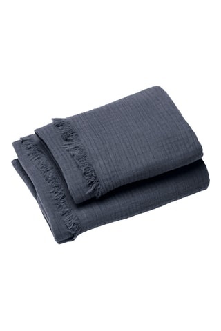 Toalla de ducha y toalla de mano Kea - Azul