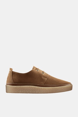 Tenis de nobuk Clarkwood Low - Marrón