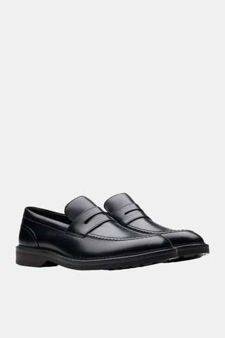 Mocasines de piel Aldwin Step - Negro