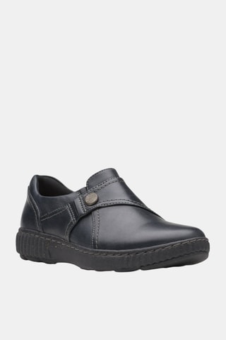 Mocasines de piel Caroline Pearl - Negro