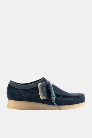 Mocasines de nobuk WallabeeEVO - Azul marino