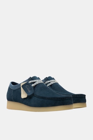 Mocasines de nobuk WallabeeEVO - Azul marino