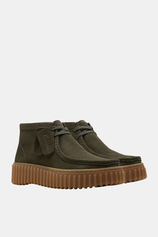 Botas de nobuk Torhill Moss - Verde
