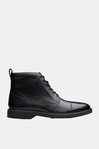 Botas de piel Aldwin Cap - Negro