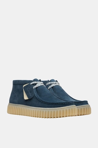 Botas de nobuk Torhill Hi - Azul pato