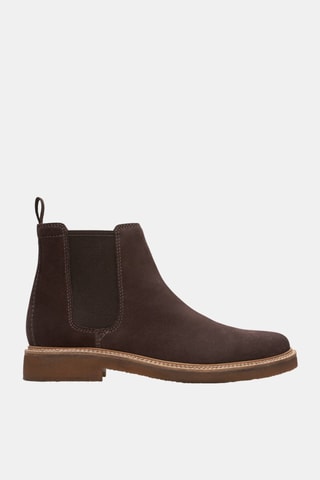Botines Chelsea de nobuk Clarkdale Easy - Marrón
