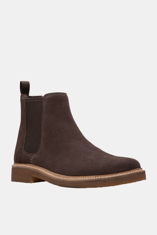 Botines Chelsea de nobuk Clarkdale Easy - Marrón