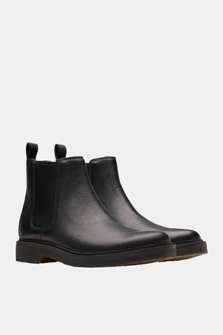 Botines Chelsea de piel Clarkdale Easy - Negro
