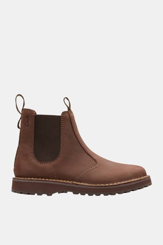 Botines Chelsea de piel Solsbury Easy - Marrón