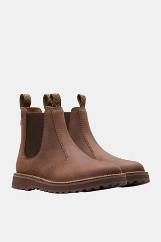 Botines Chelsea de piel Solsbury Easy - Marrón
