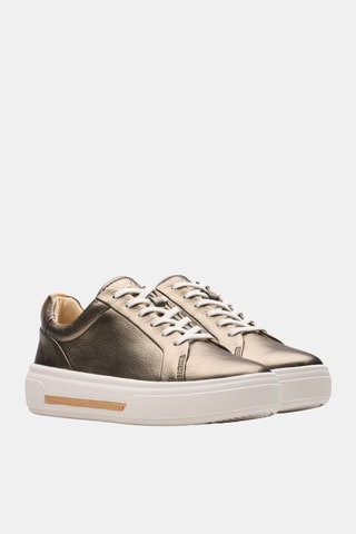Zapatillas de piel con plataforma Hollyhock Walk - Bronce