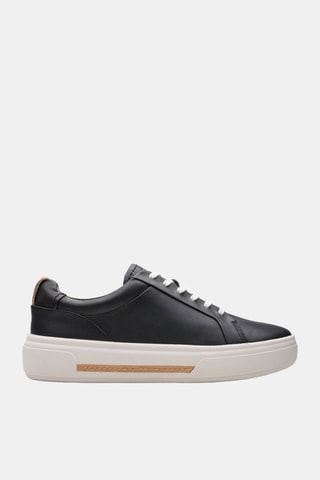 Zapatillas de piel con plataforma Hollyhock Walk - Negro