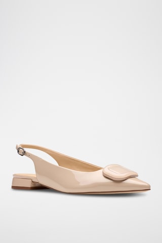 Zapatos de piel de tacón Sensa15 - Beige
