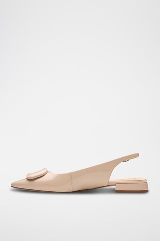 Zapatos de piel de tacón Sensa15 - Beige