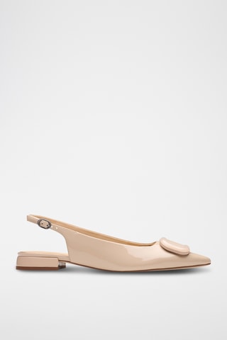 Zapatos de piel de tacón Sensa15 - Beige