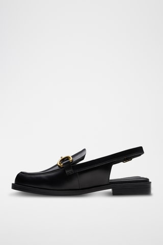 Mocasines de piel Straven - Negro