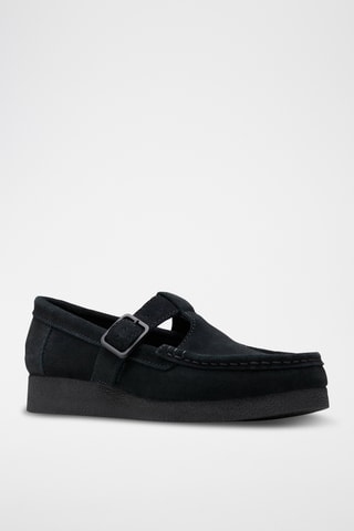 Mocasines de nobuk WallabeeEVOBar - Negro